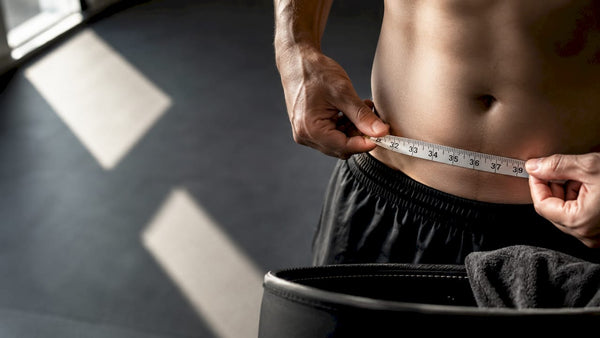 Lifter measuring waist for belt size