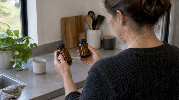 Buyer comparing two vitamin K2 supplements
