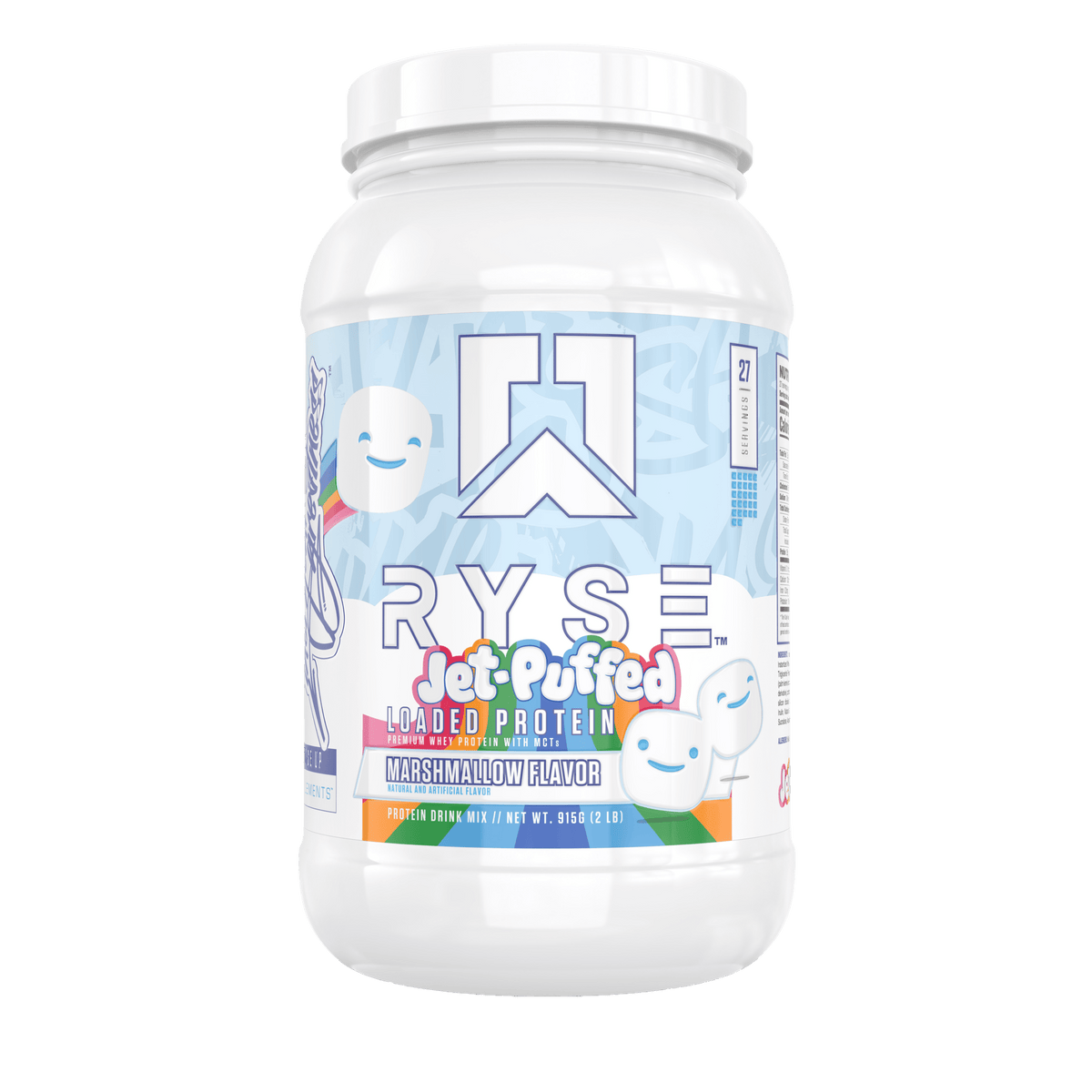 Ryse Loaded Protein, Jet Puffed Marshmallow powder