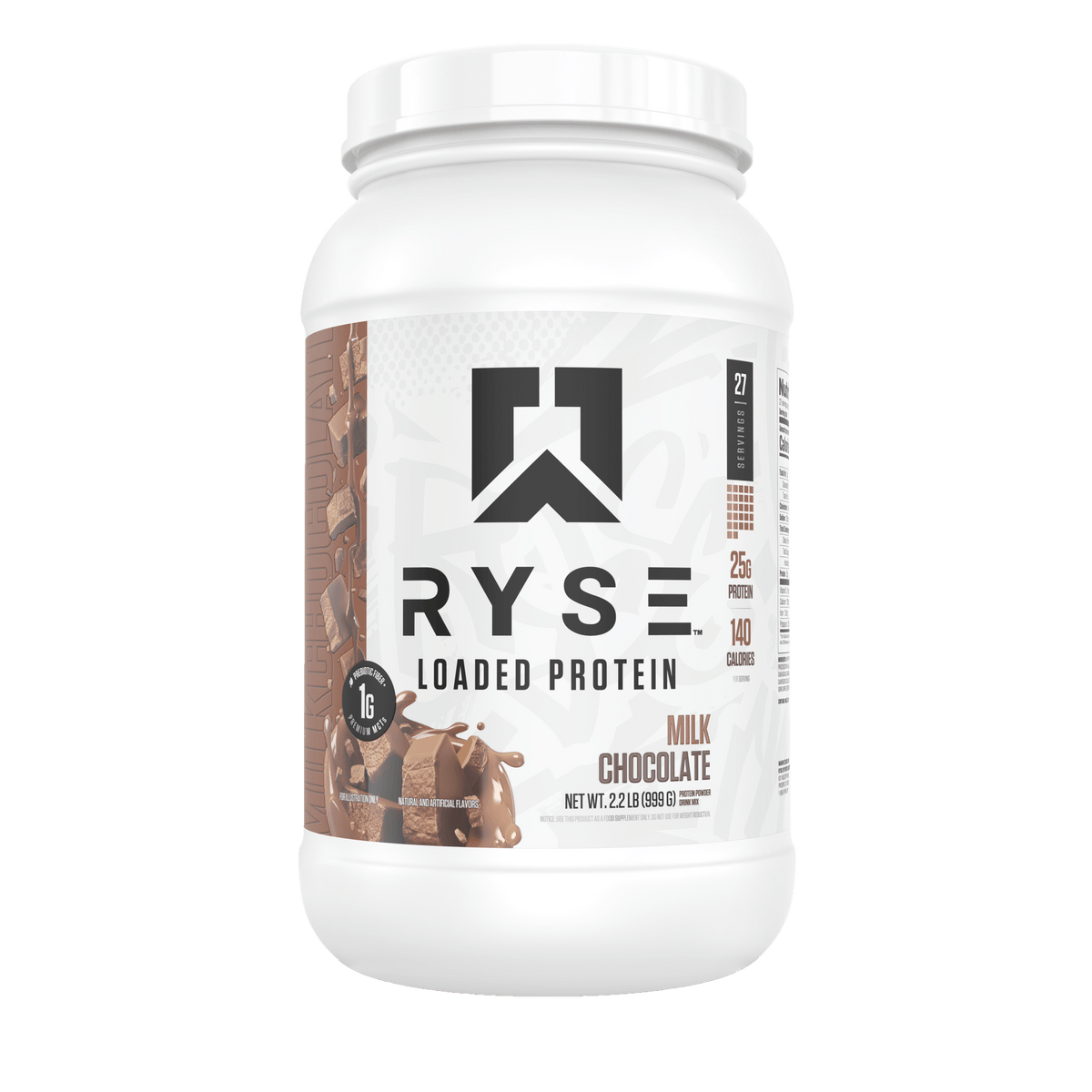 Ryse Loaded Protein, Milk Chocolate New powder