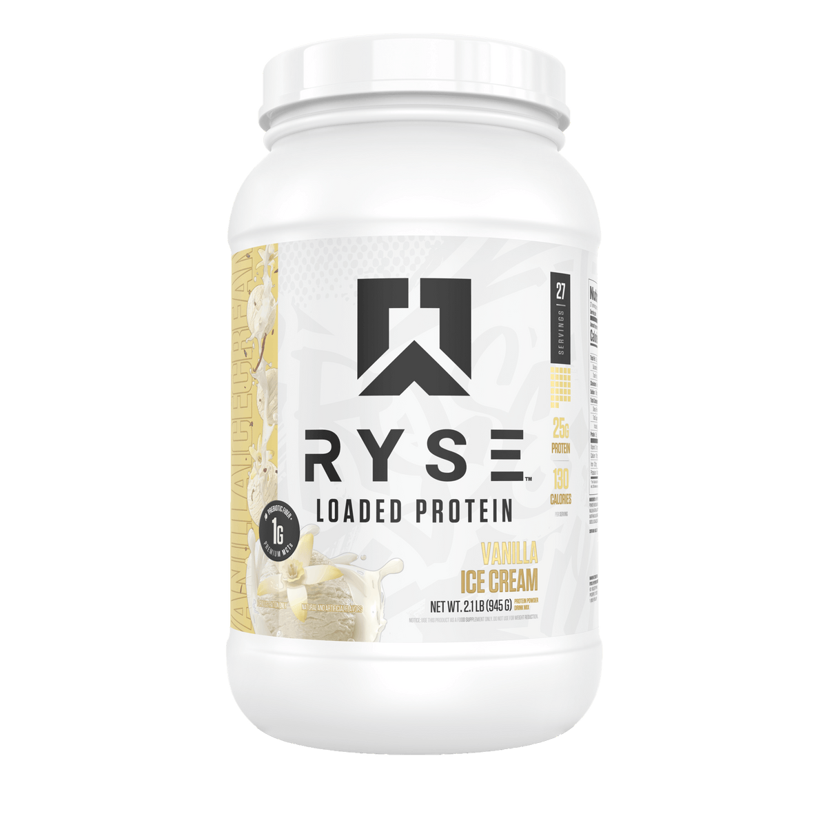 Ryse Loaded Protein, Vanilla Ice Cream New powder