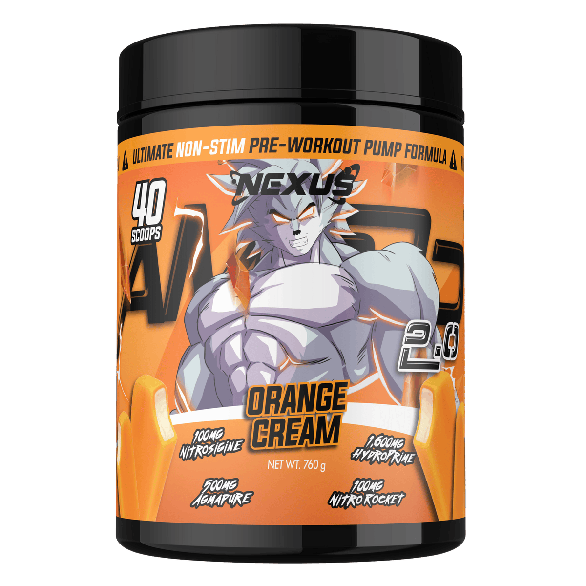 Nexus AMP3D 2.0, Orange Cream powder