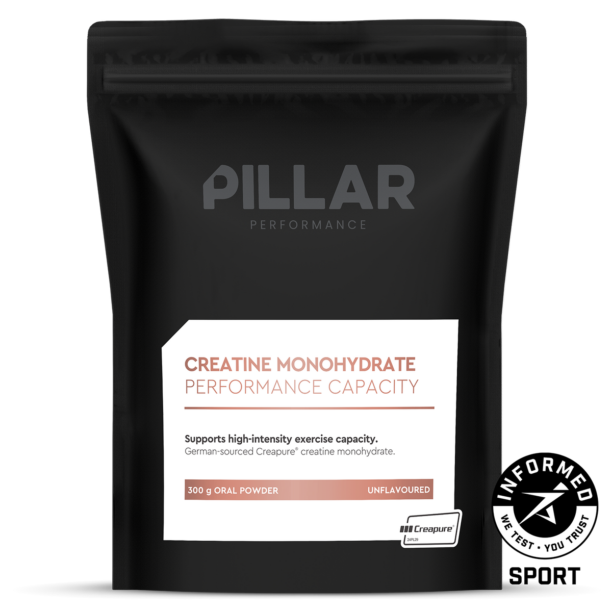 Pillar Performance Creatine Monohydrate powder