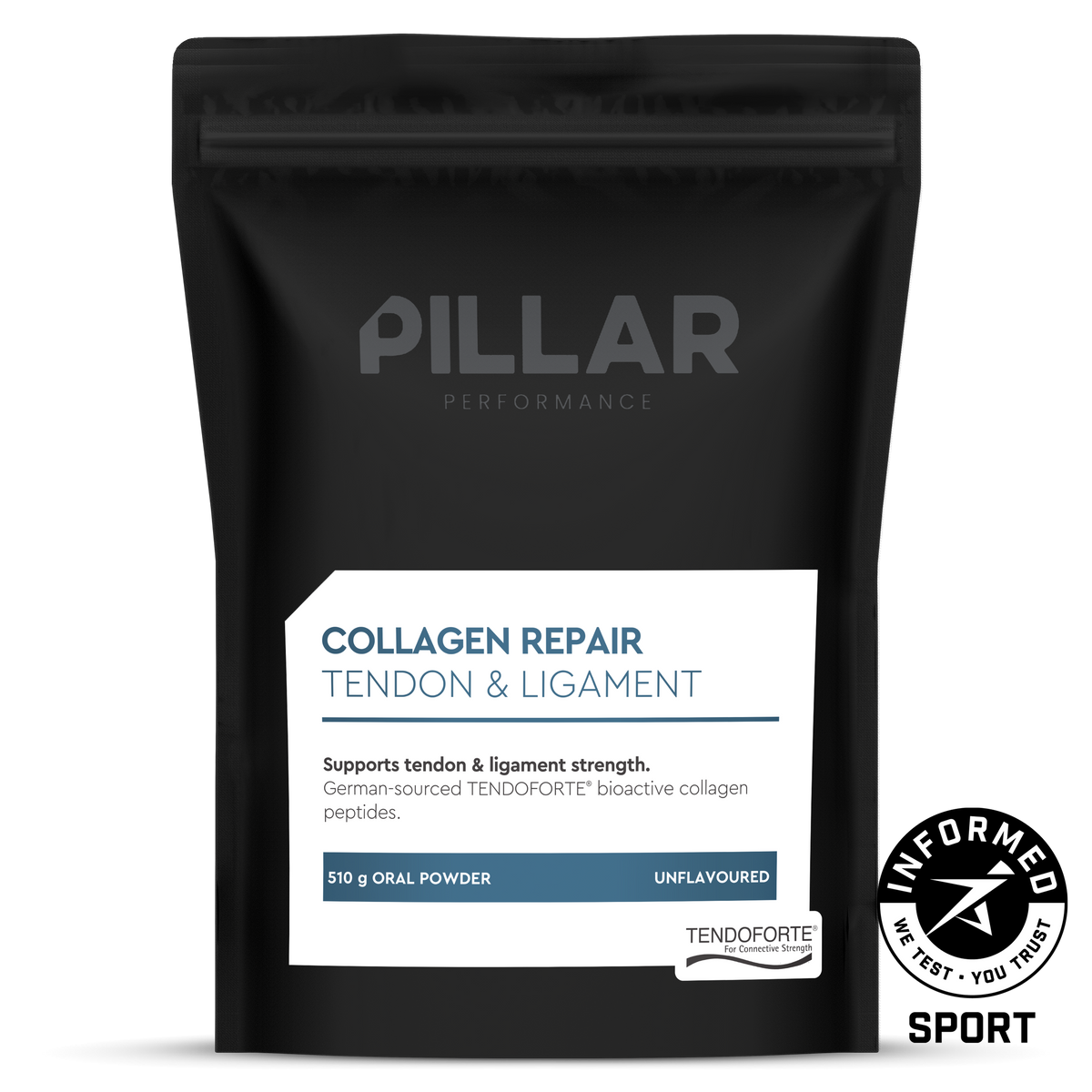 Pillar Performance Collagen Repair Tendon & Ligament, 510g — front of pack