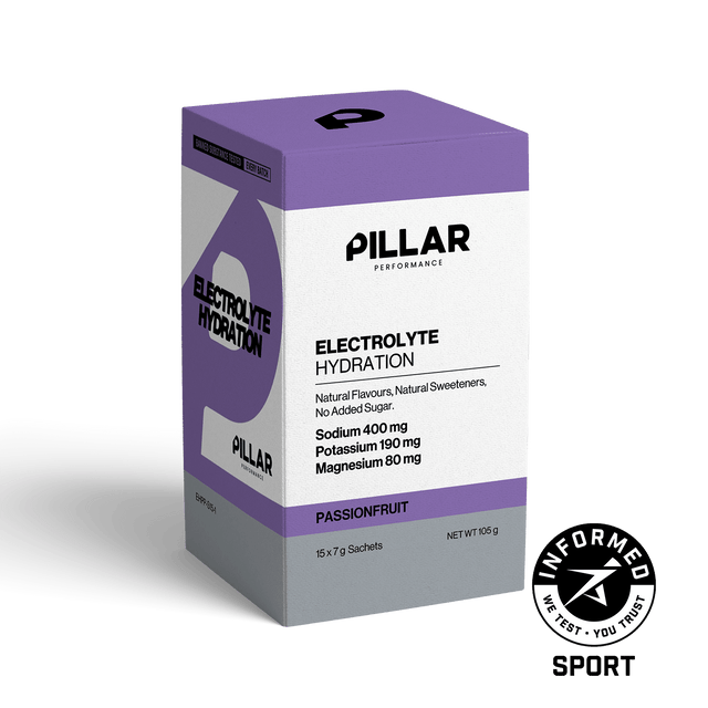Pillar Performance Electrolyte Hydration, Passionfruit powder