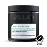 Pillar Performance Triple Magnesium Powder - Lemon Lime, 400g (80 Serves)