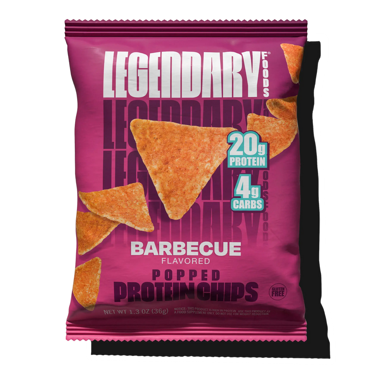 Legendary Foods Protein Pop Chips 34g, Bbq