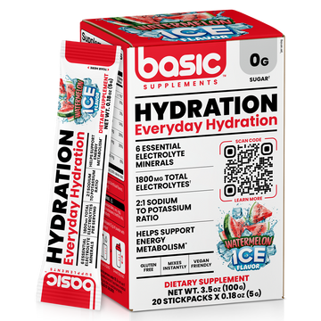 Basic Supplements Hydration, Watermelon powder