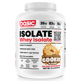 Basic Supplements Isolate - 2.27kg (72 Serves) - New - Peanut Butter Cookie