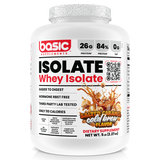 Basic Supplements Isolate - 2.27kg (72 Serves) - New - Caramel Cold Brew