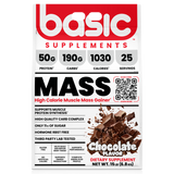 Basic Supplements Mass Gainer - New - 15lb (6.8Kg) - Chocolate