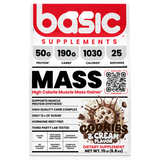 Basic Supplements Mass Gainer - New - 15lb (6.8Kg) - Cookie N Cream