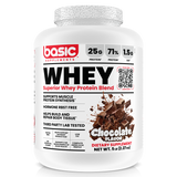 Basic Supplements Whey - 2.27kg (63 Serves) - Chocolate
