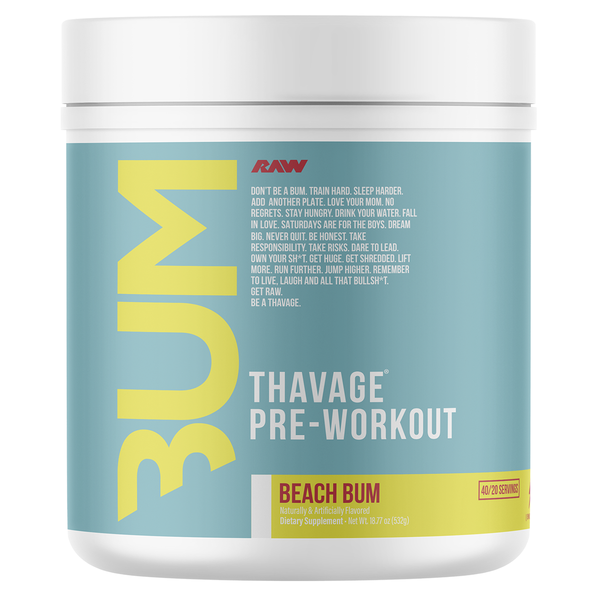 CBUM Thavage Christopher's, Beach Burn powder