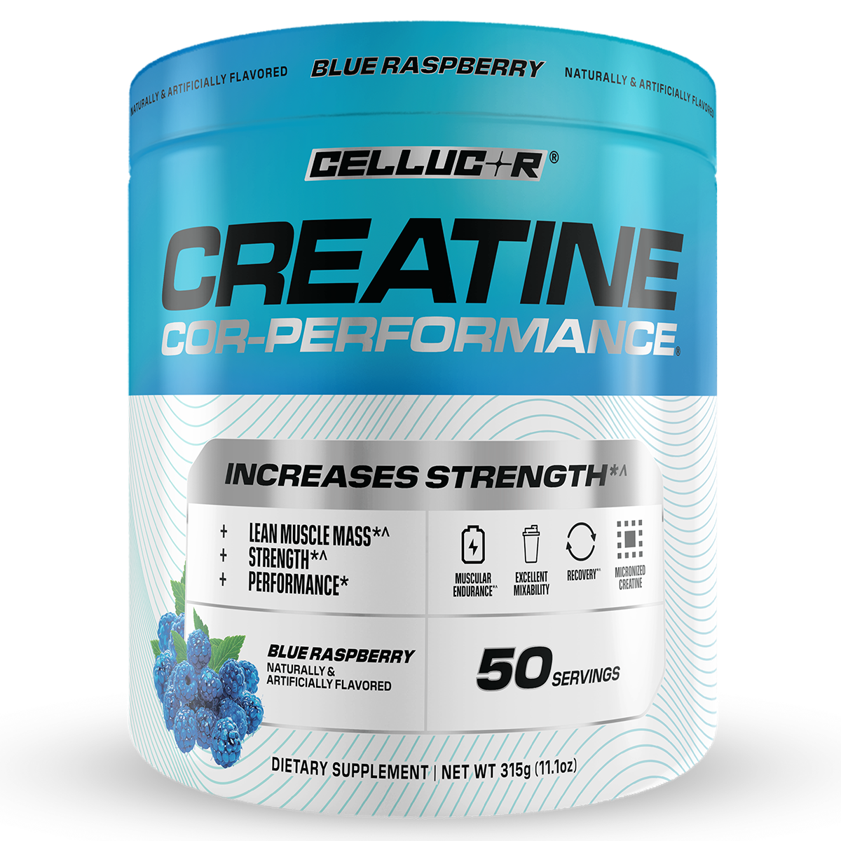 Cellucor Cor Performance Creatine, Blue Raspberry powder
