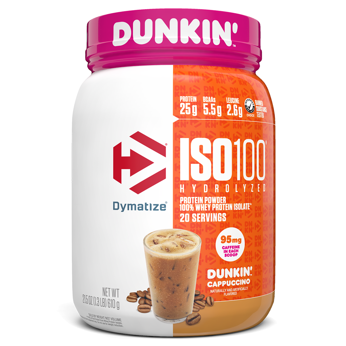 Dymatize Iso 100, Dunkin Cappuccino New powder