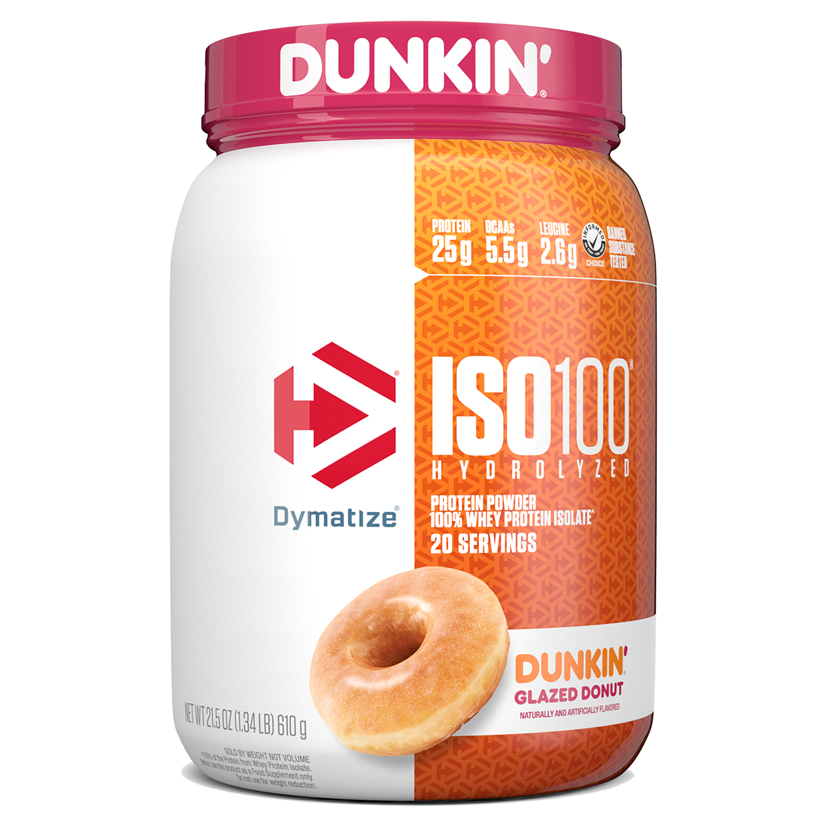 Dymatize Dymatize Iso 100 dunkin glazed donut new