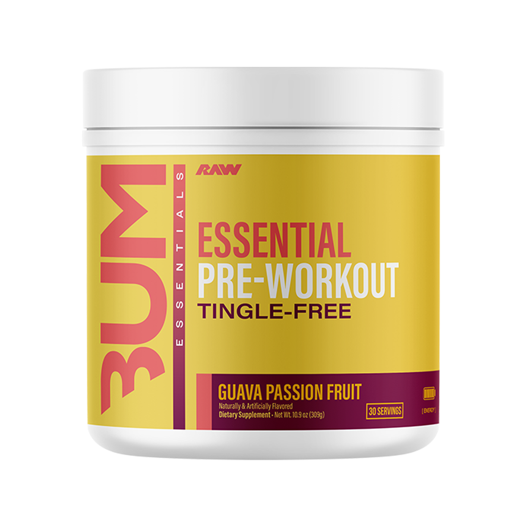 Raw Nutrition Essential Tingle Free Pre workout, Guava powder