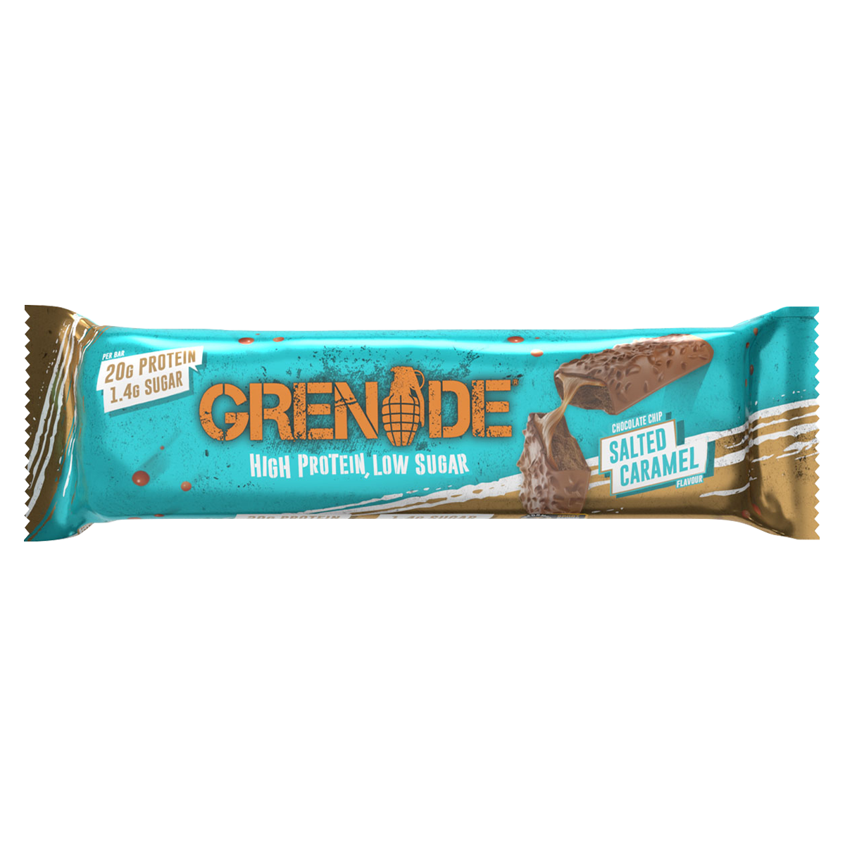 Grenade Protein Bar, Choc Chip Salted Caramel