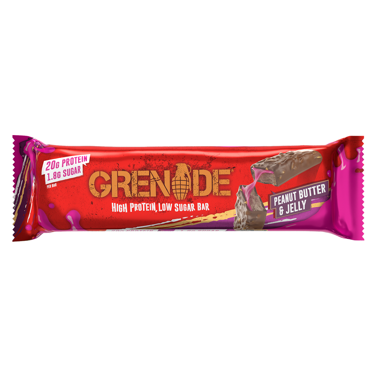 Grenade Protein Bar, Peanut Butter Jelly