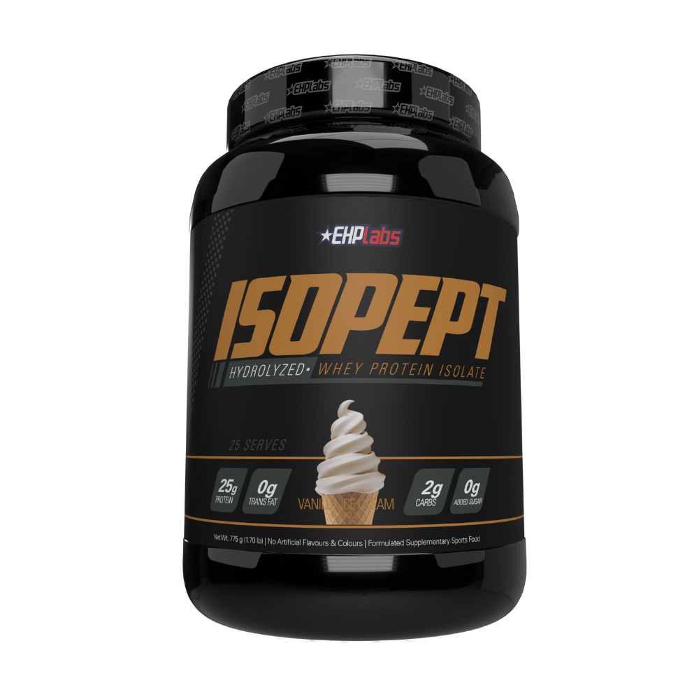 EHPlabs IsoPept Zero Vanilla Ice Cream front