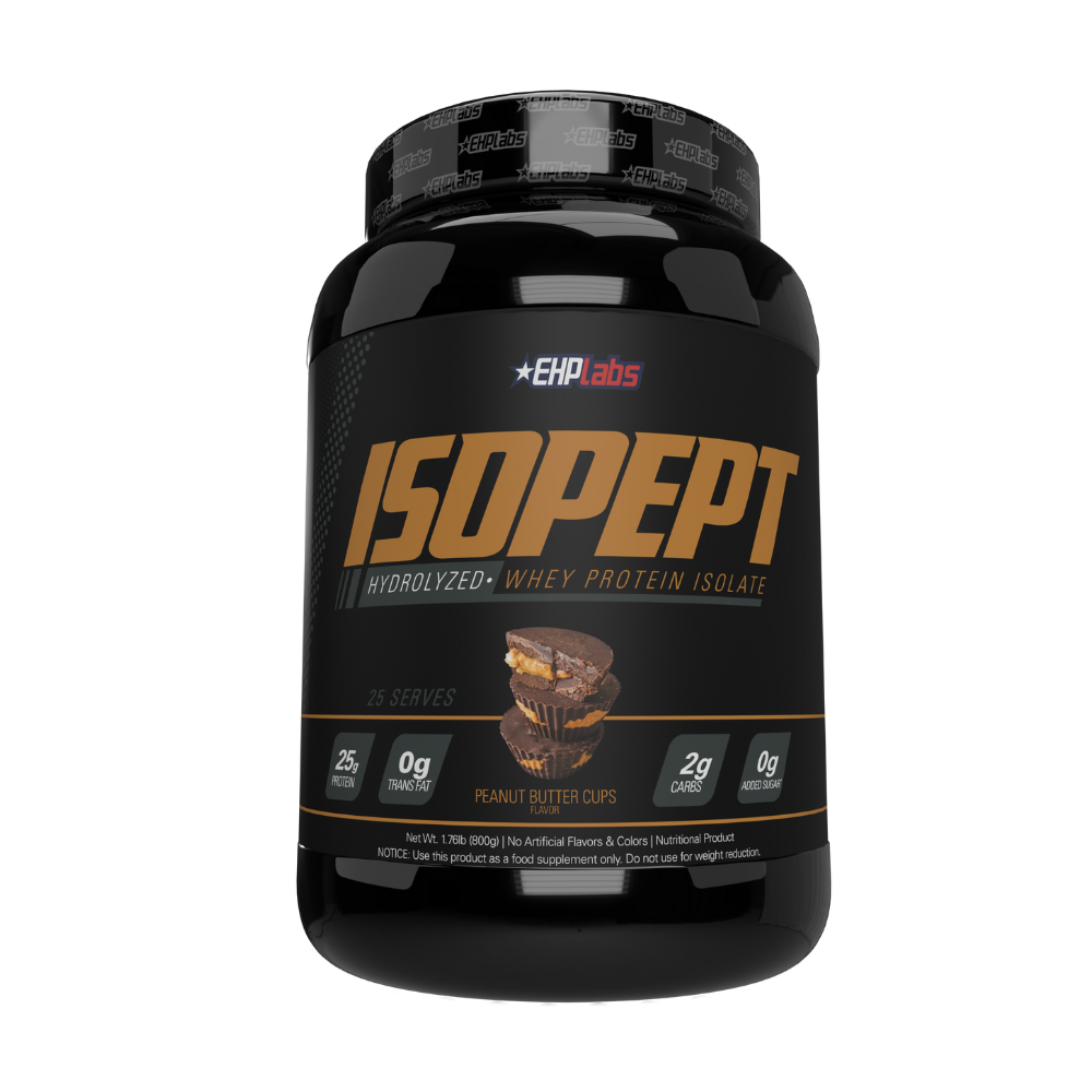 EHPlabs IsoPept Zero Peanut Butter Cups front