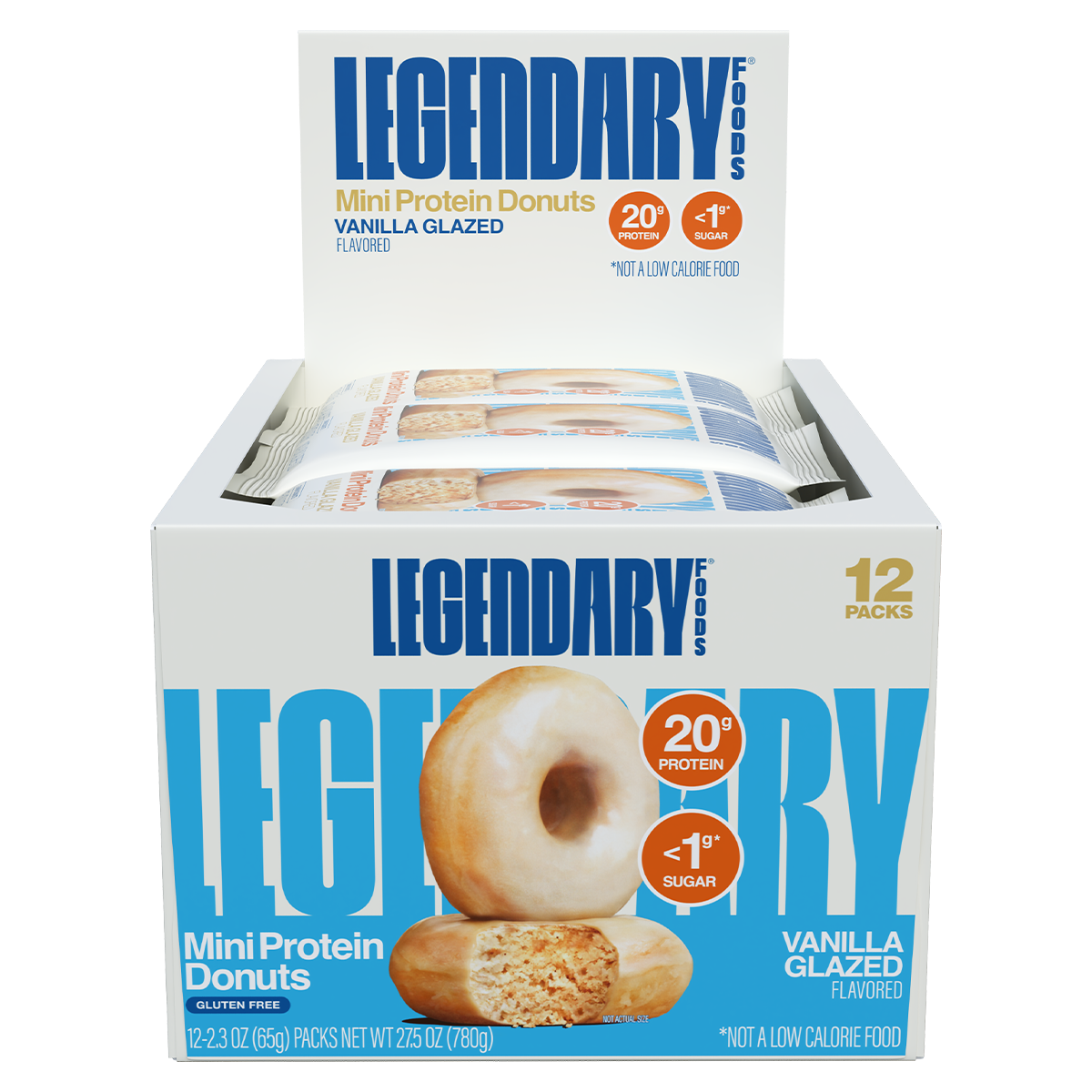 Legendary Foods Protein Donut, Vanilla Glazed protein bar