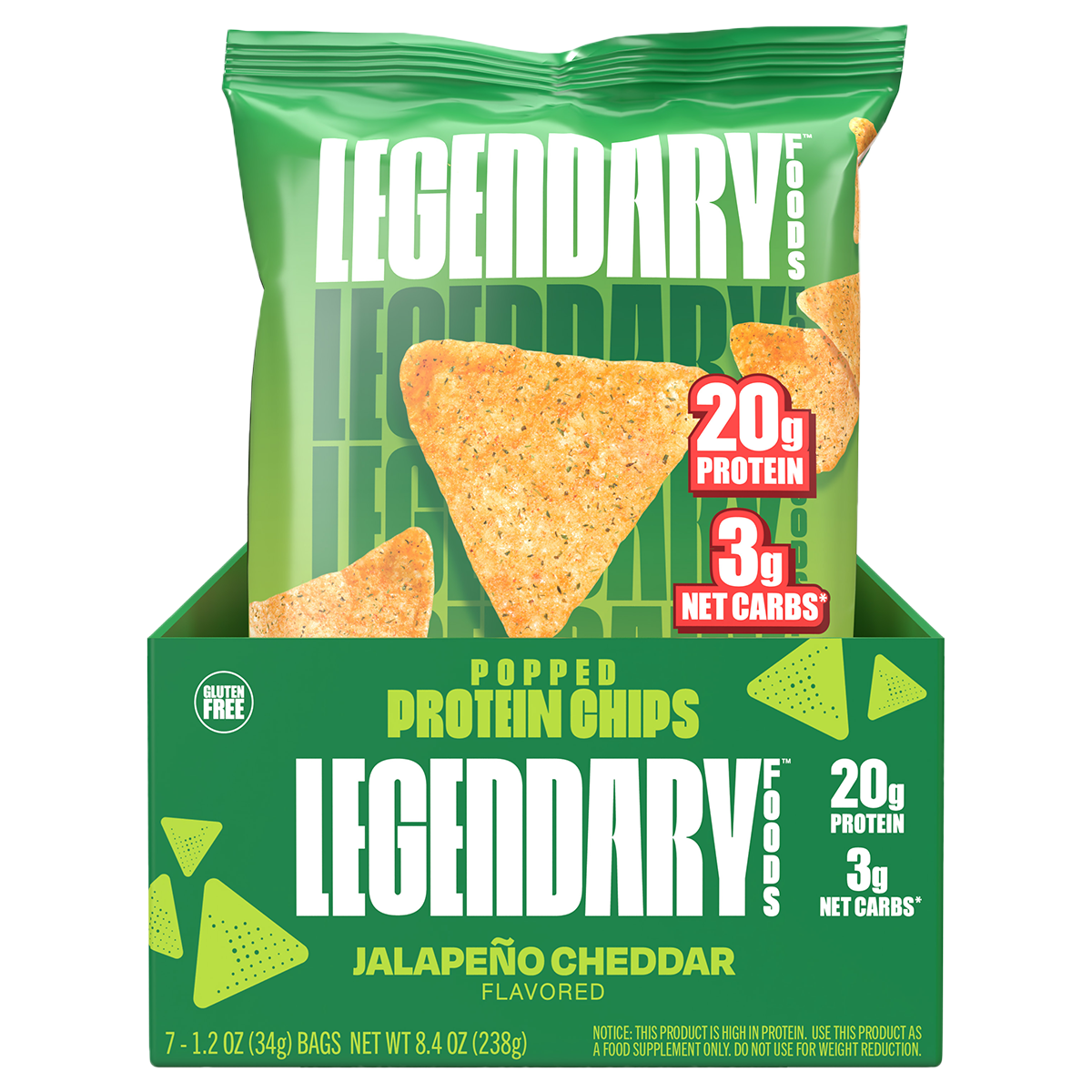 Legendary Foods Jalapeno Cheddar