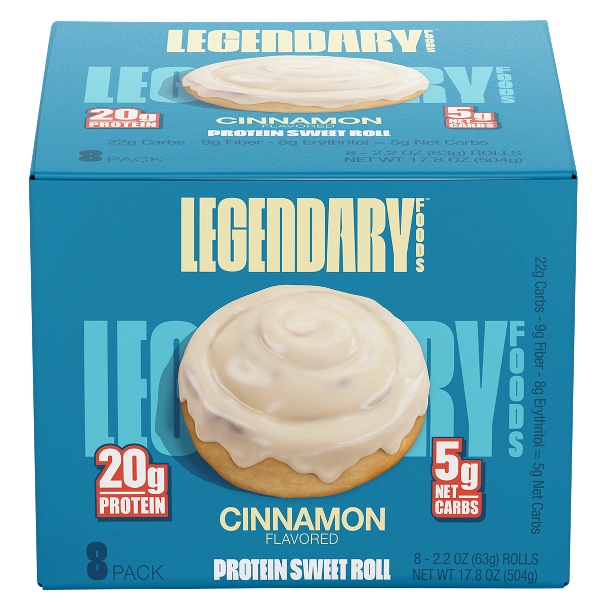 Legendary Foods Protein Sweet Roll 67g protein bar