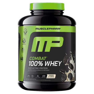MusclePharm Combat 100% Whey, Cookie N Cream powder