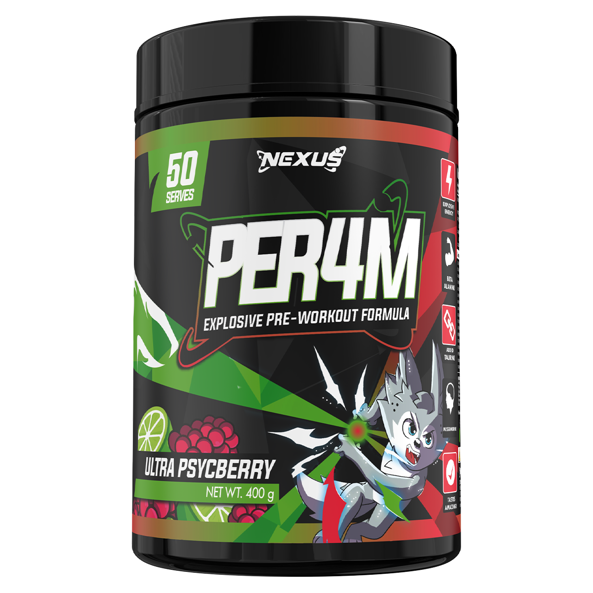 Nexus PER4M, Psyceberry powder