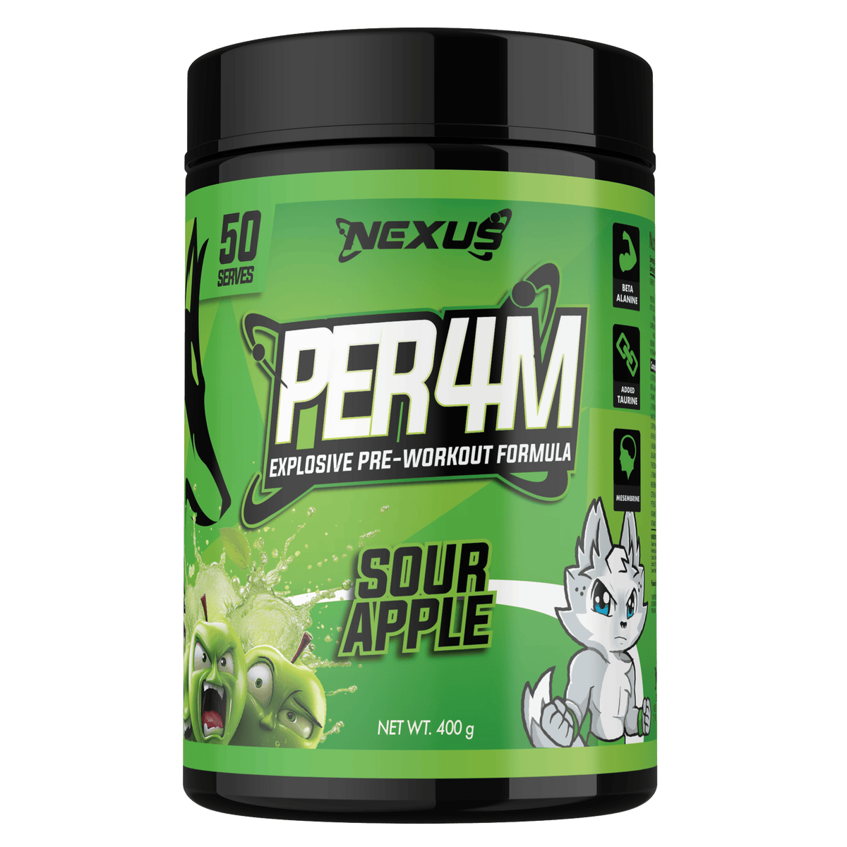 Nexus PER4M, Sour Apple powder