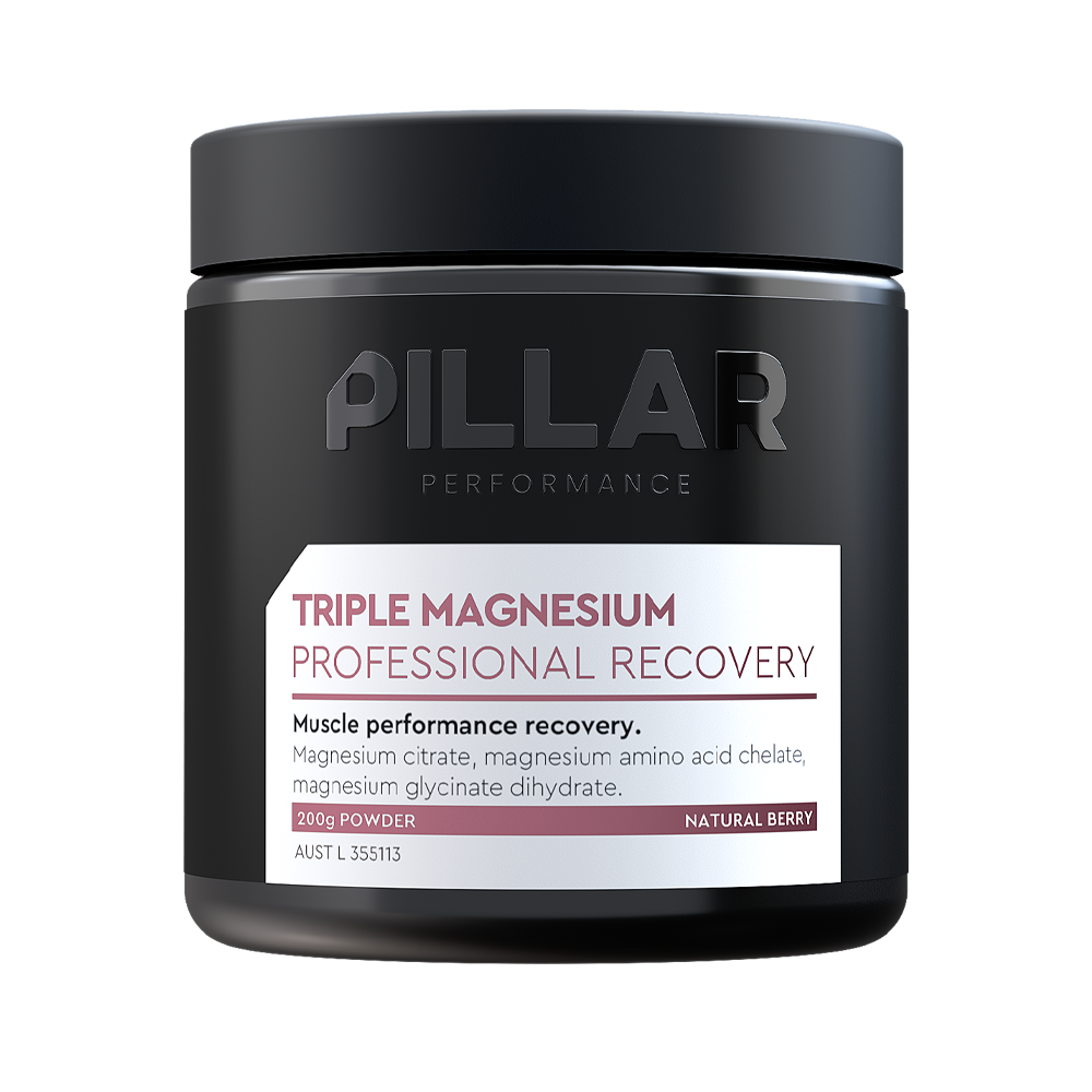 Pillar Performance Triple Magnesium Powder, Berry, 200g