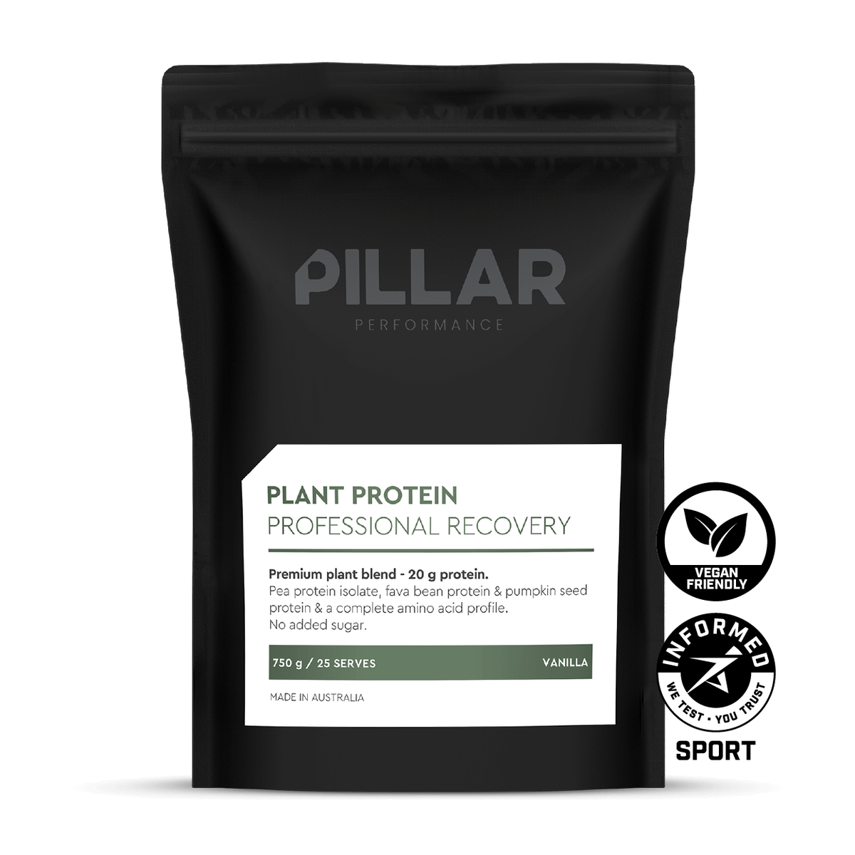 Pillar Performance Vegan Protein Isolate powder
