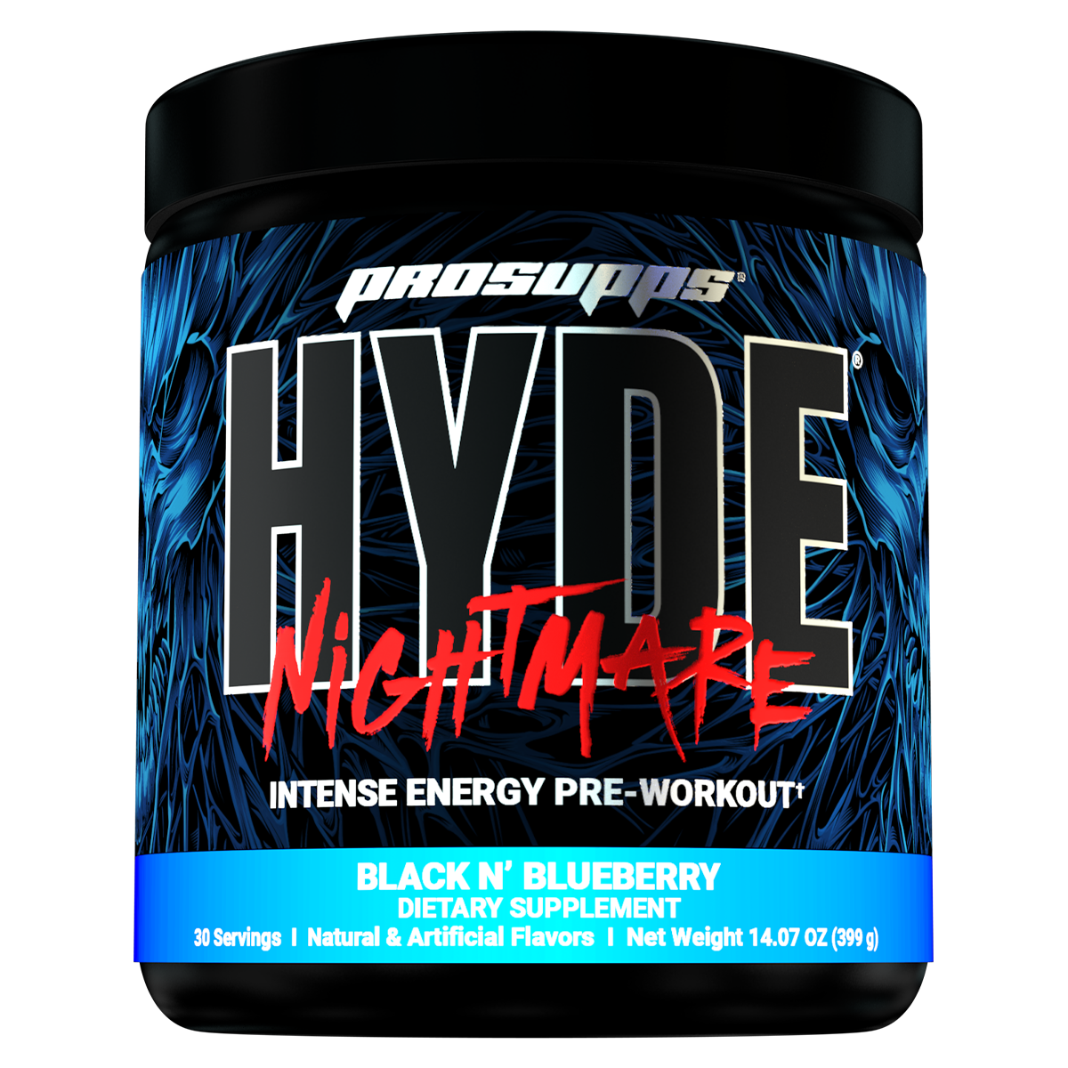 Performa Hyde Nightmare, Black Blue Berry powder