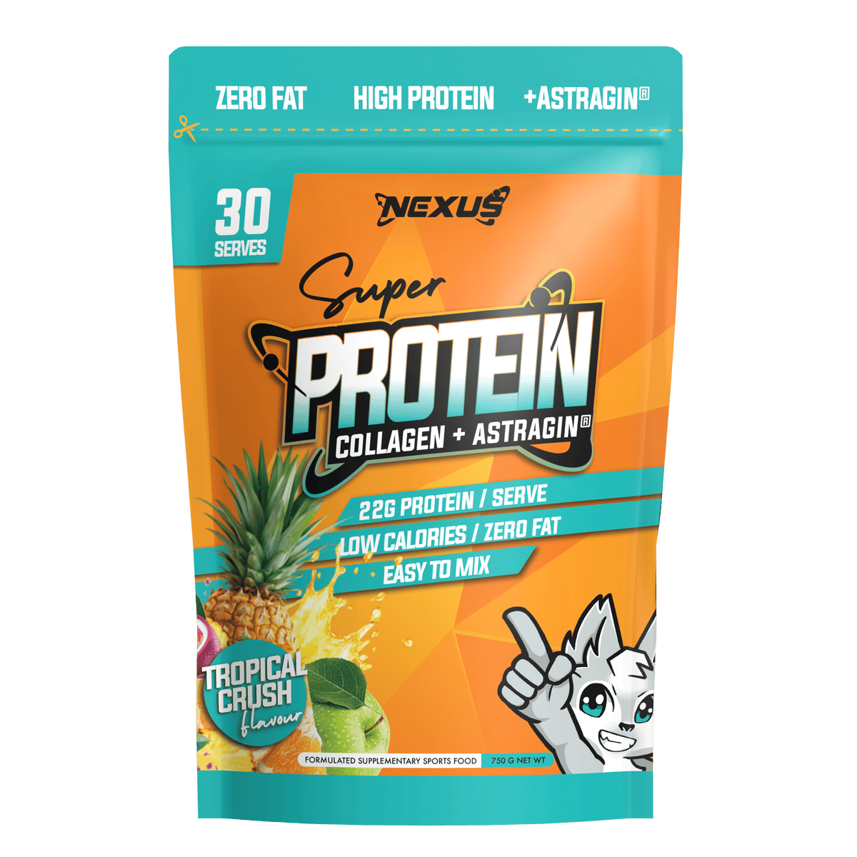 Nexus Super Protein, Tropical Crush powder