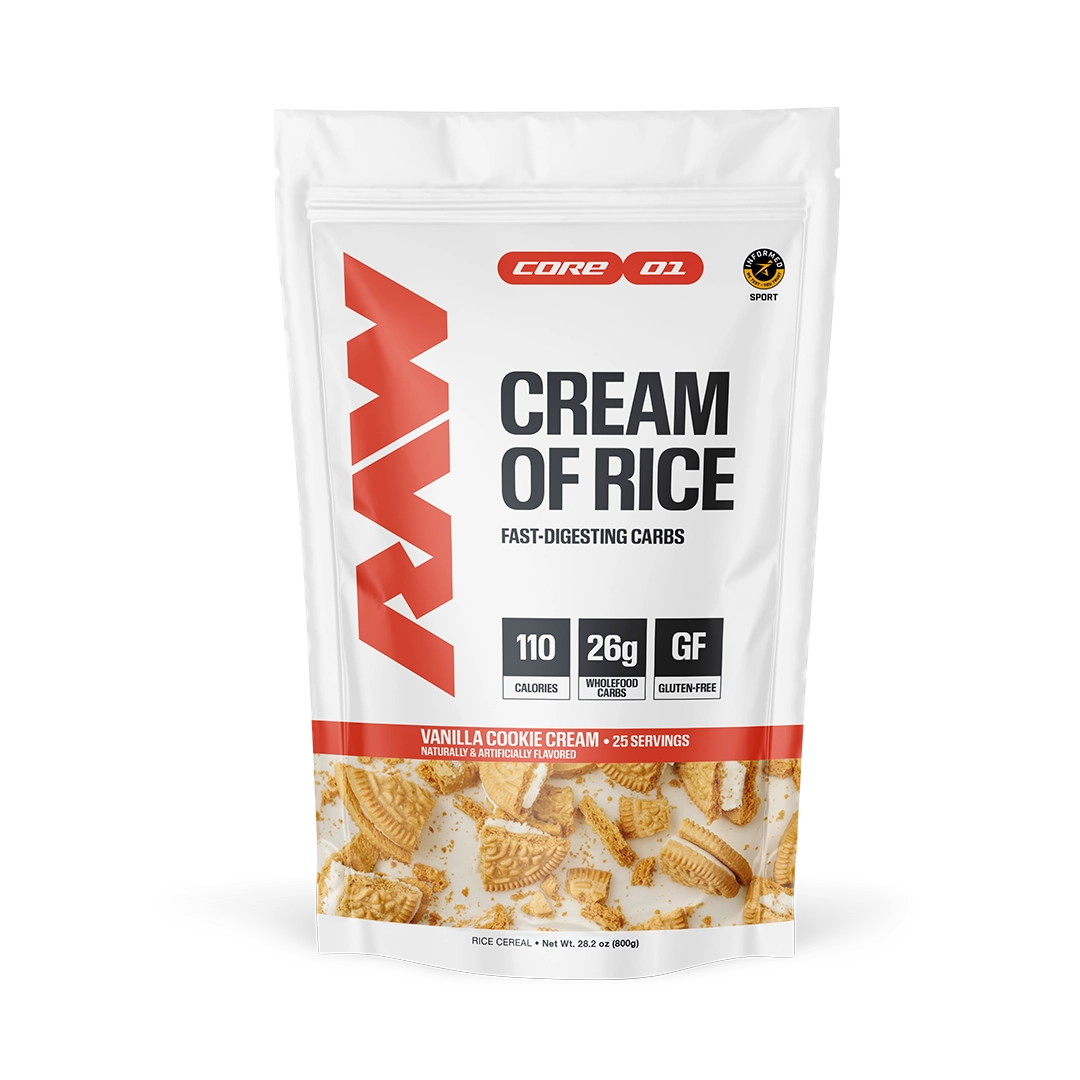 RAW Nutrition Cream of Rice, Vanilla Cookie Cream powder