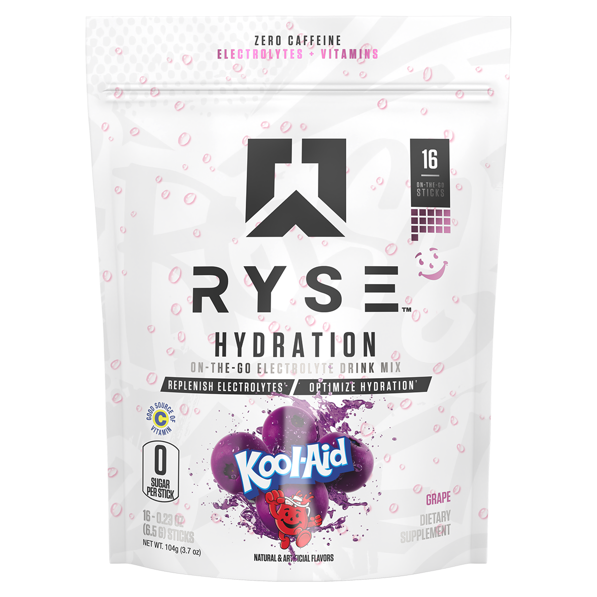 Ryse Core Hydration Kool Aid, Kool Aid Grape