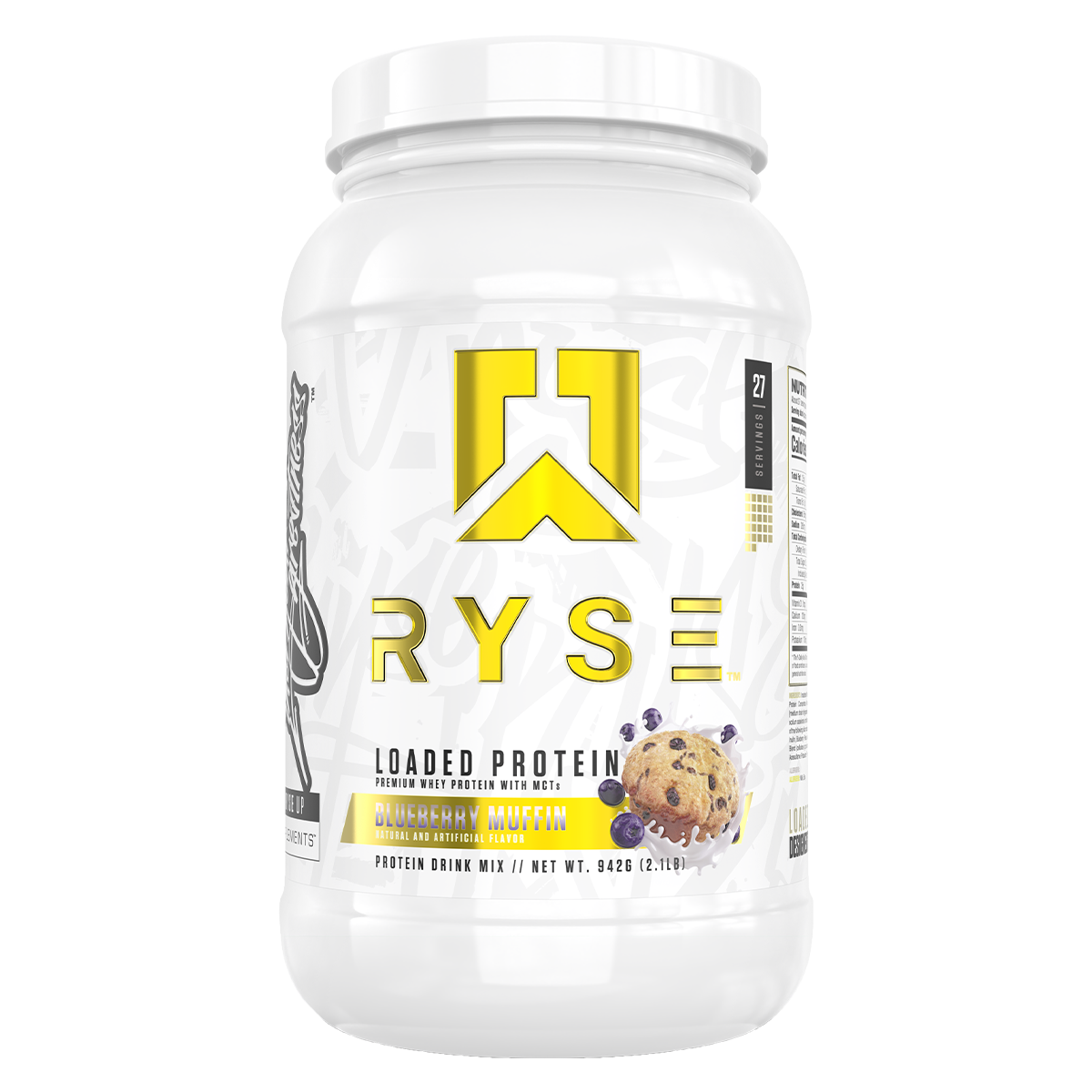 Ryse Loaded Protein, Bberry Muffin powder