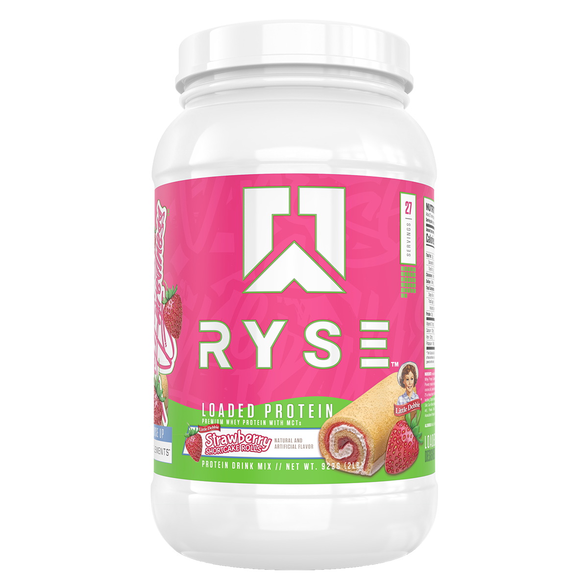 Ryse Loaded Protein, Strw Shrtcke Roll powder