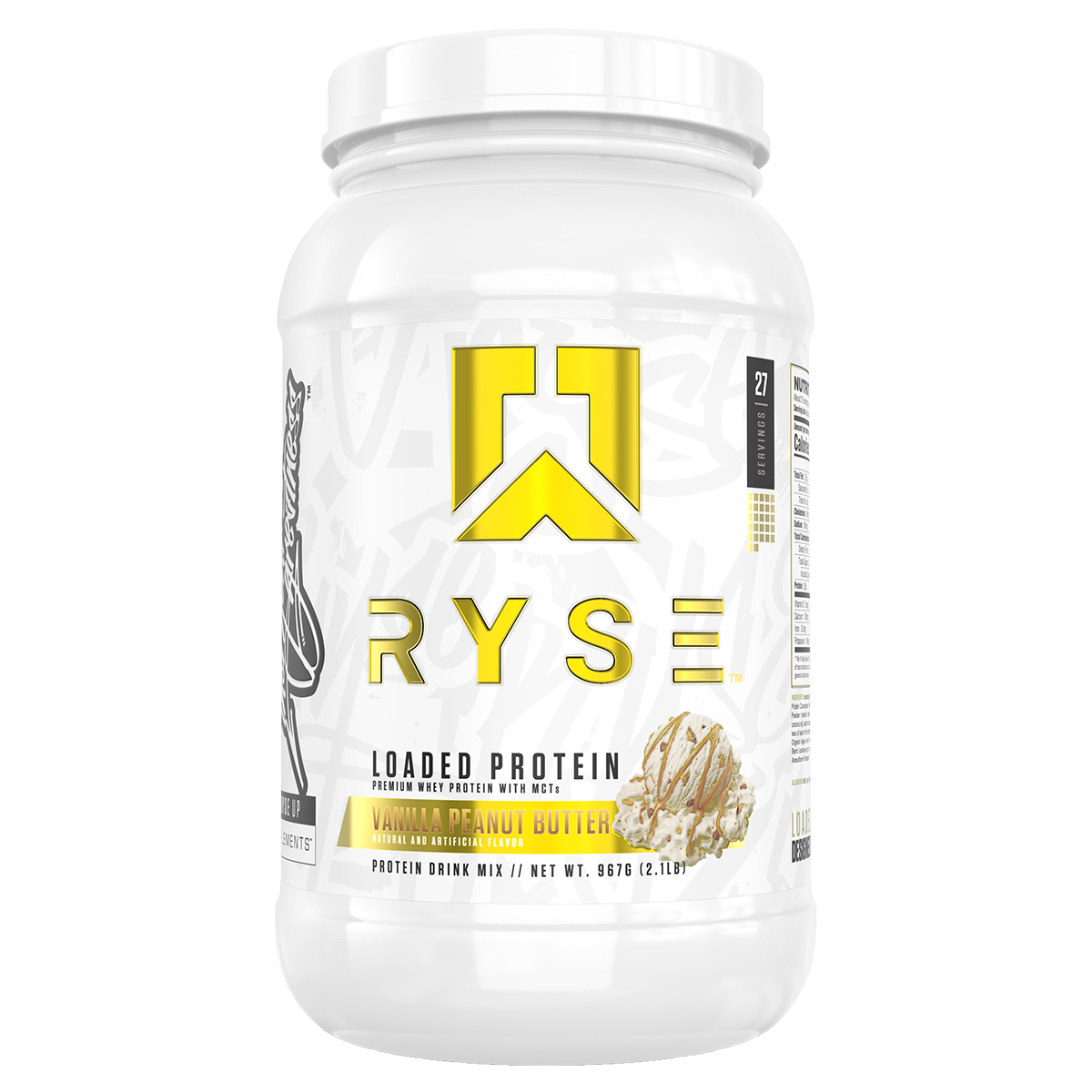 Ryse Loaded Protein, Vanilla Peanut Butter spread
