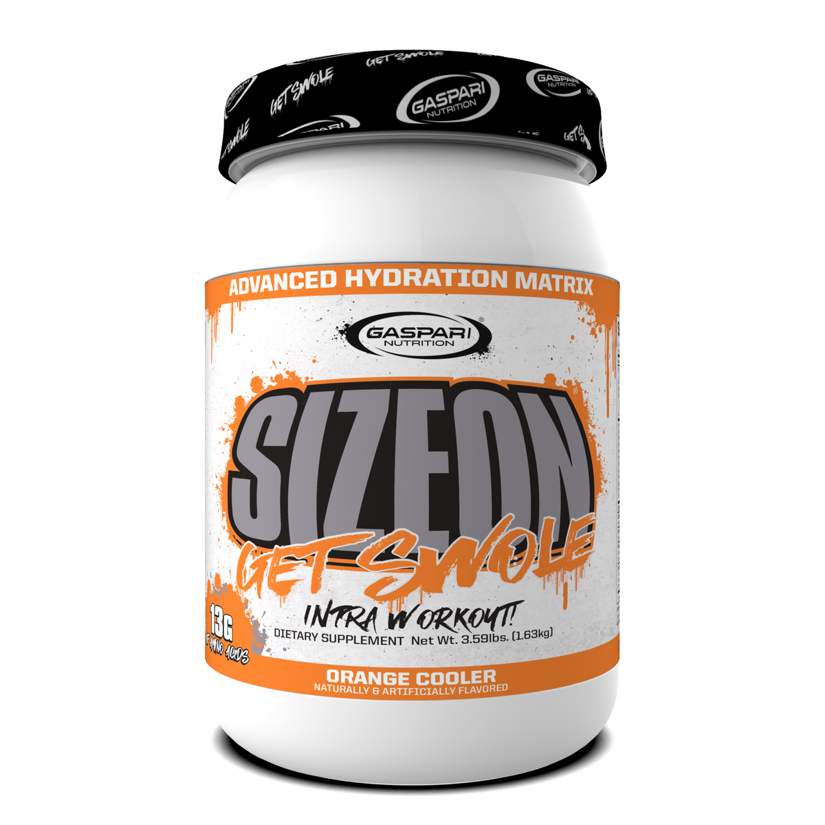 Gaspari Size On, Orange Cooler powder