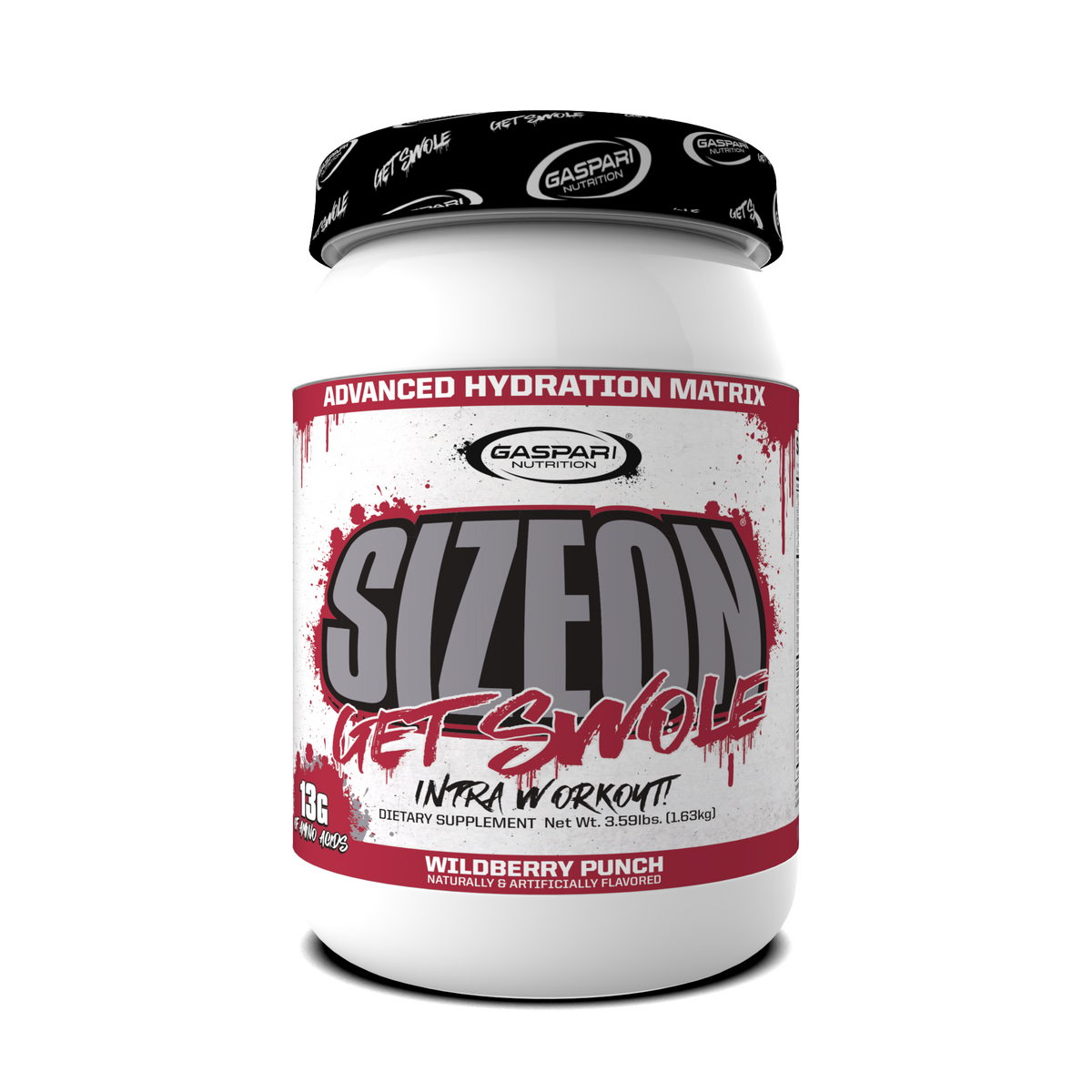 Gaspari Size On, Wild Berry Punch powder