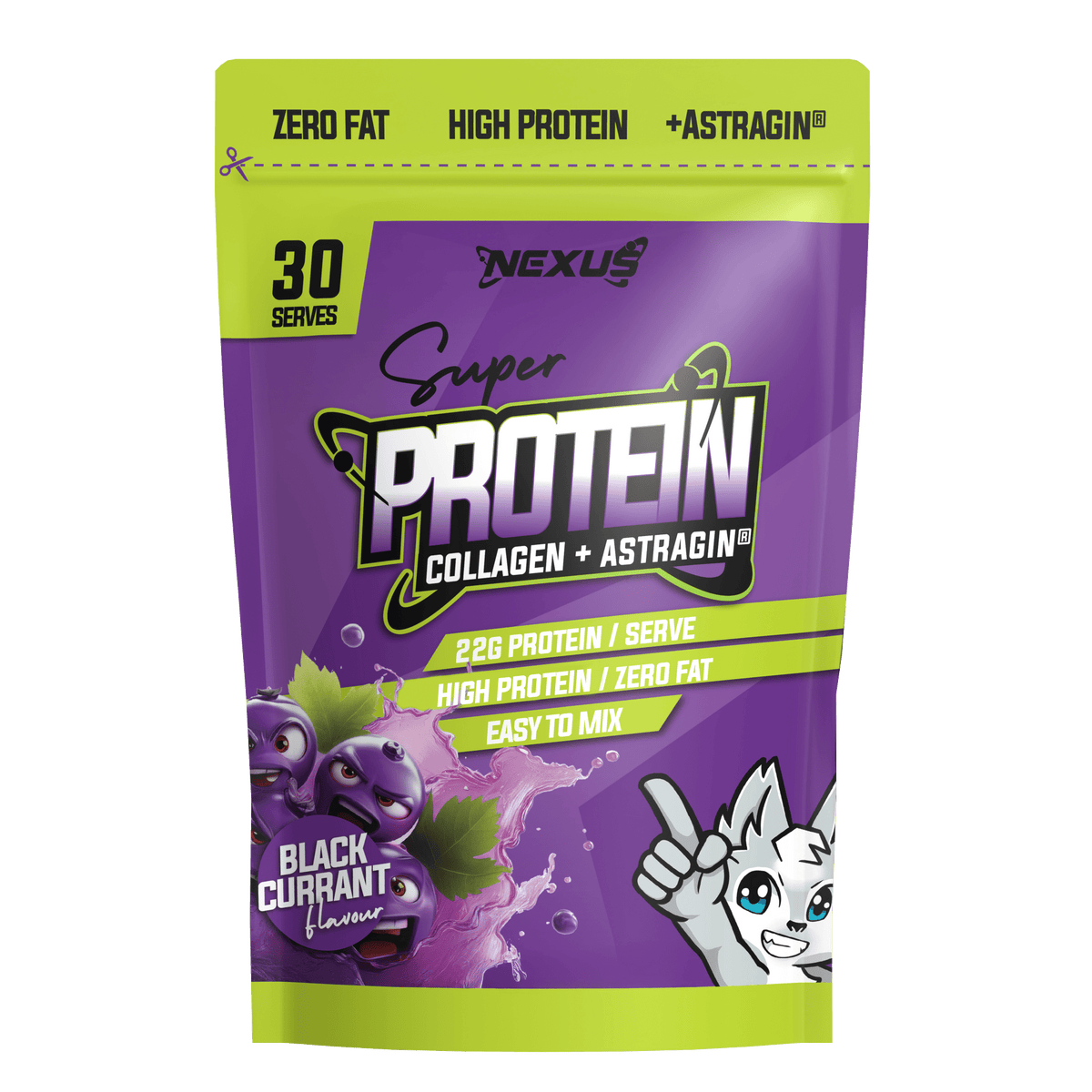 Nexus Super Protein, Blackcurrant Apple powder