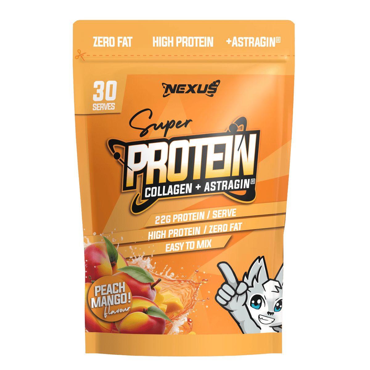 Nexus Super Protein, Peach Mango powder