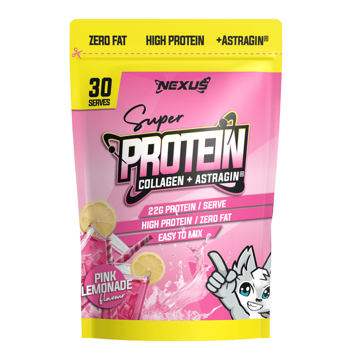 Nexus Super Protein, Pink Lemonade powder