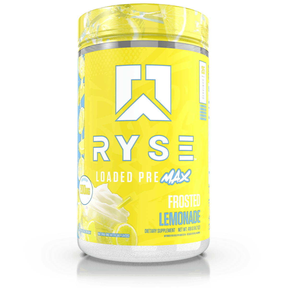 Ryse Loaded Pre Max, Frosted Lemonade powder