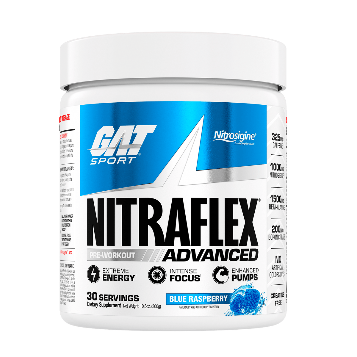 GAT Sport Nitraflex, Blue Raspberry powder