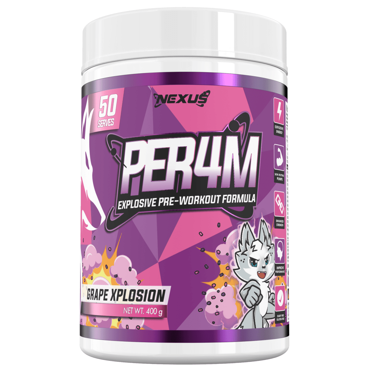 Nexus PER4M, Grape Xplosion powder