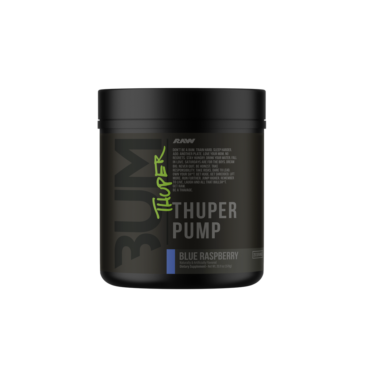 CBUM Thupper Pump, Blue Reasberry